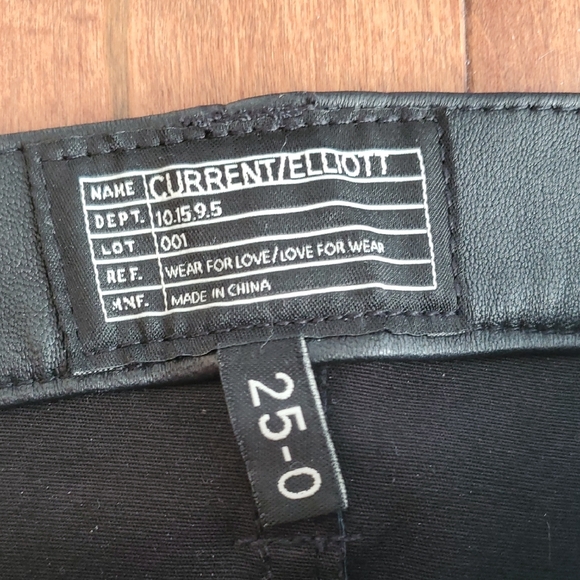 Current/Elliott Black Skinny Pants - Picture 4 of 9